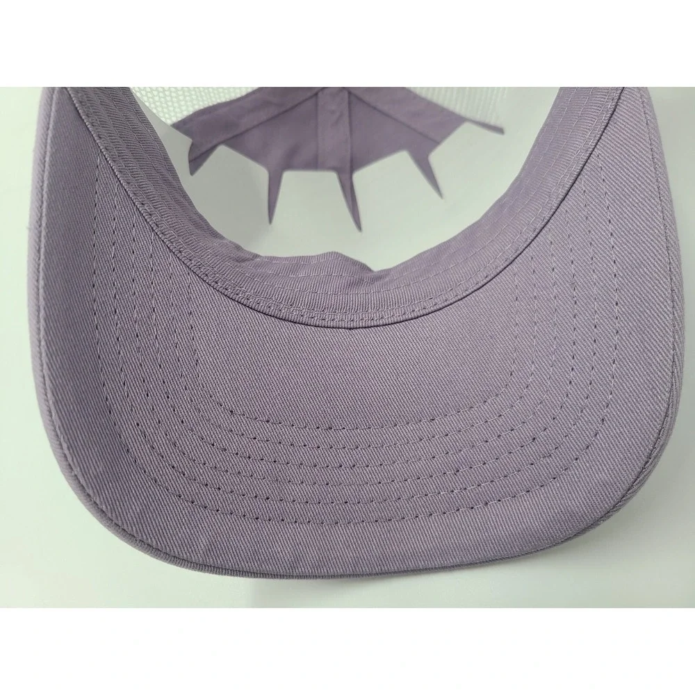 Women Magellan Outdoors Fish Mesh Trucker Snapback Hat‎ Cap Casual Purple White